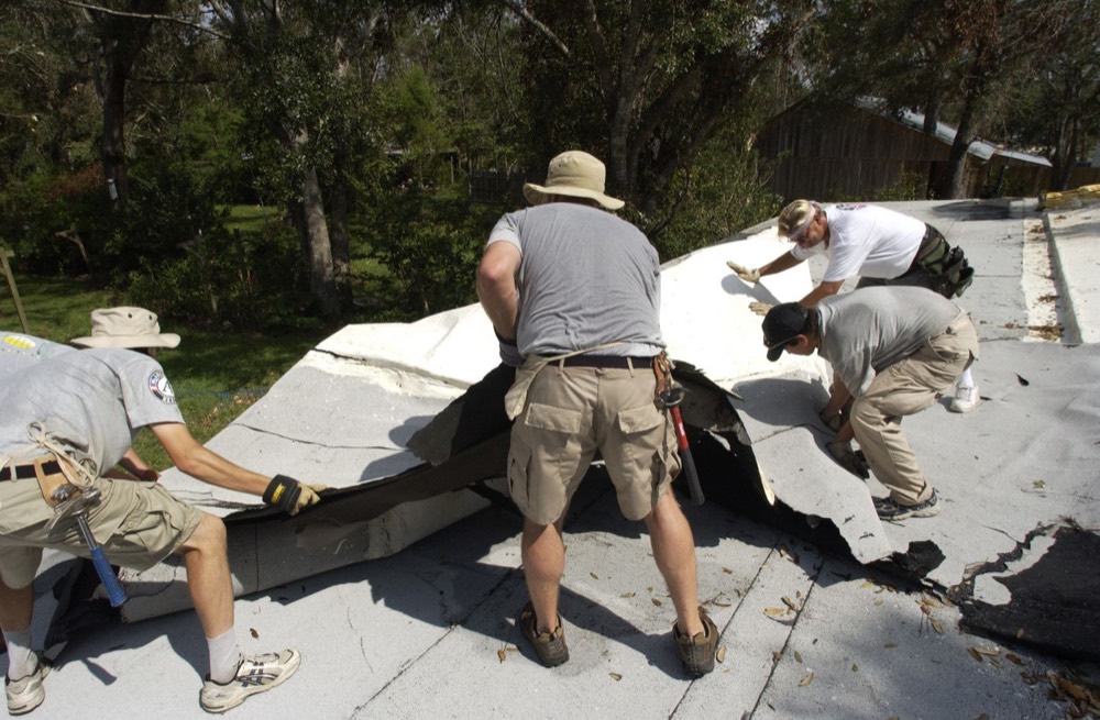 Close look at a chimney's exterior masonry — Your Local Chimney Team · Pompano Beach, FL